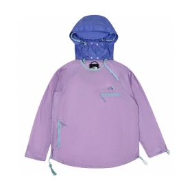 Ветровка THE NORTH FACE x CLOT сиреневая с фиолетовым капюшоном