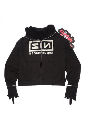 Зип худи Project G/R Zygon чёрного цвета в наличии 