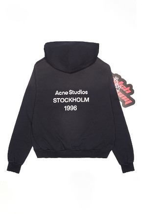 Худи Acne Studios 1996 чёрного цвета в наличии