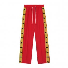 С функциональными короткими молниями в лампасах красные штаны SEVERS