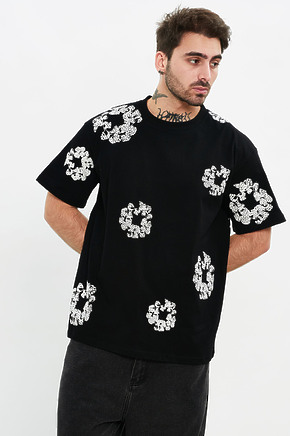 Футболка Denim Tears чёрного цвета в наличии