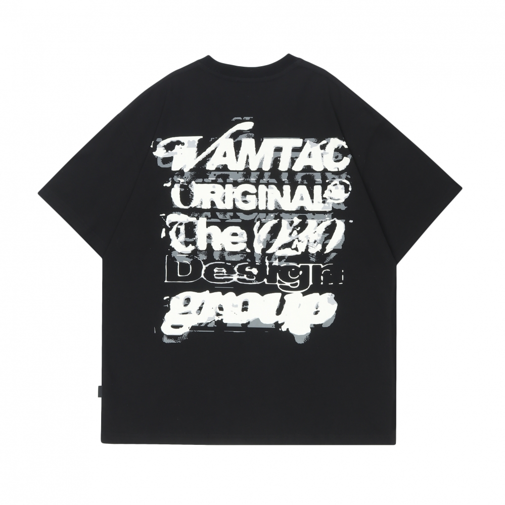 VAMTAC футболка с белым логотипом на груди, цвет-чёрный.