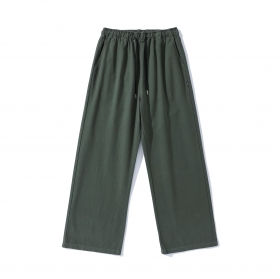 Модные темно-зеленого цвета штаны TAIXINGCHAO на завязках