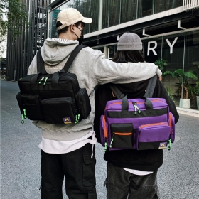 Сумка-рюкзак с дополнительными отделениями цвета в ассортименте 