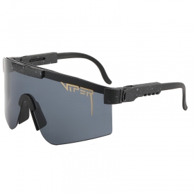 Чёрные спортивные очки VIPER с усиленной оправой и затемненным стеклом
