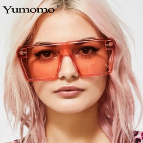 Декоративные очки с широкими линзами в ассортименте яркие цвета
