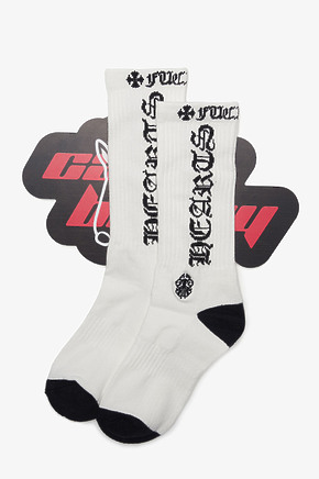 Носки Chrome Hearts белого цвета цвета в наличии