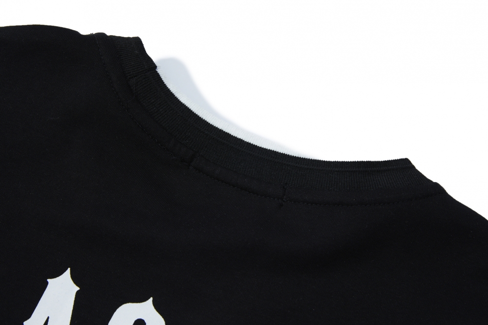 Made Extreme свитшот чёрно-белый с лого на спине и крупная "Цифра 7"