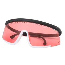 Антибликовые спортивные очки с красной солнцезащитной линзой 