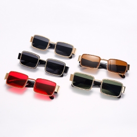 Солнцезащитные очки с прямоугольной линзой в разных цветах