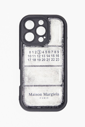 Чехол дутый для Iphone Maison Margiela прозрачный в наличии