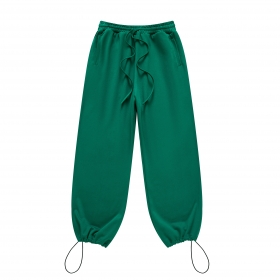 Практичные широкие зеленые штаны BE THRIVED с универсальной посадкой