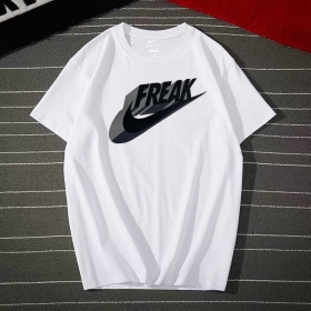 Nike Air белая повседневная футболка с коротким рукавом из хлопка