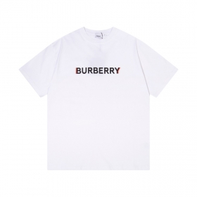 Оригинальная футболка из хлопка BURBERRY белого цвета