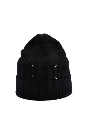 Чёрная шапка Maison Margiela