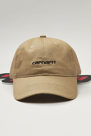 Carhartt бежевая спортивная бейсболка с плотным козырьком