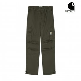 Хлопковые штаны карго Carhartt темно-зеленые с удобными карманами