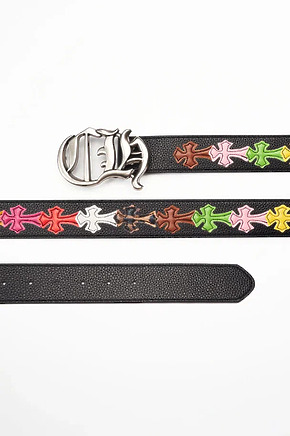 Ремень Chrome Hearts чёрного цвета в наличии