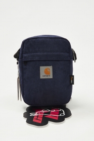 Тёмно-синяя Carhartt стильная вельветовая сумка через плечо