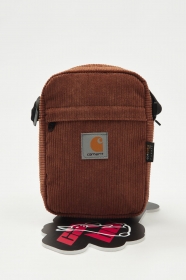Коричневая Carhartt вельветовая сумка с фирменным логотипом