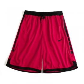 Шорты спортивные баскетбольные Nike красные на резинке с карманами