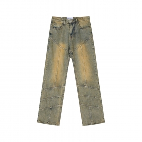 Эффектные серые джинсы Made Extreme с металлическими пуговицами