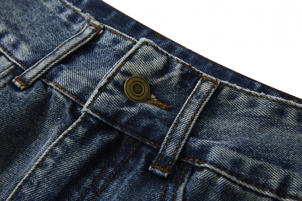 Синяя Made Extreme джинсовая юбка мини на молнии с бахромой
