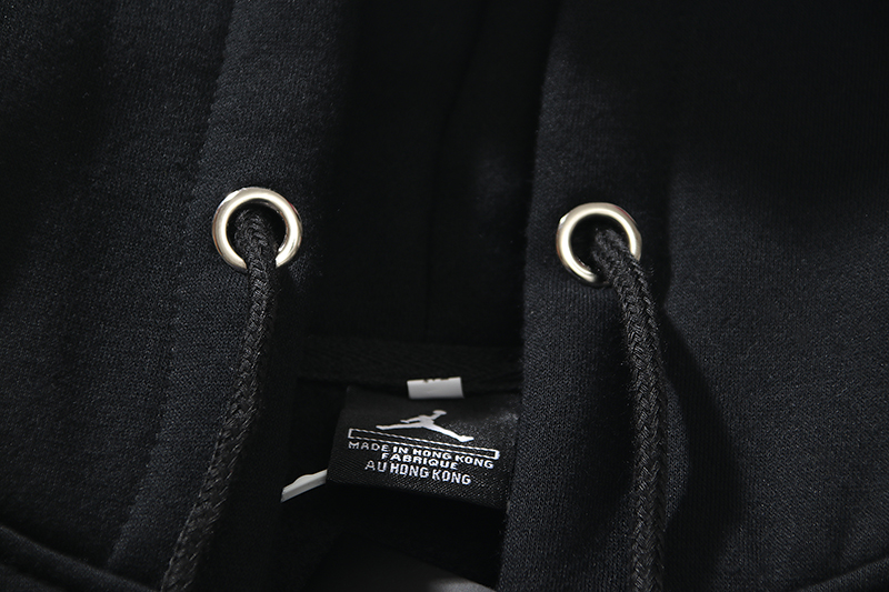 Повседневное черное зип худи от бренда Jordan черное классическое