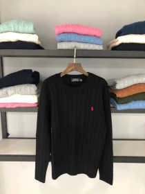 С эластичными манжетами Polo Ralph Lauren свитер черного цвета