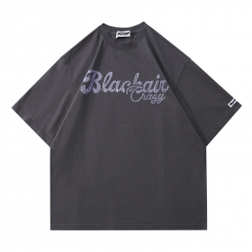 Тёмно-серая футболка с лого "Black Air" от бренда Made Extreme