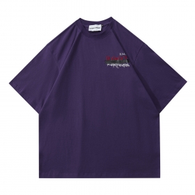 Фиолетовая Made Extreme с лого спереди и сзади футболка