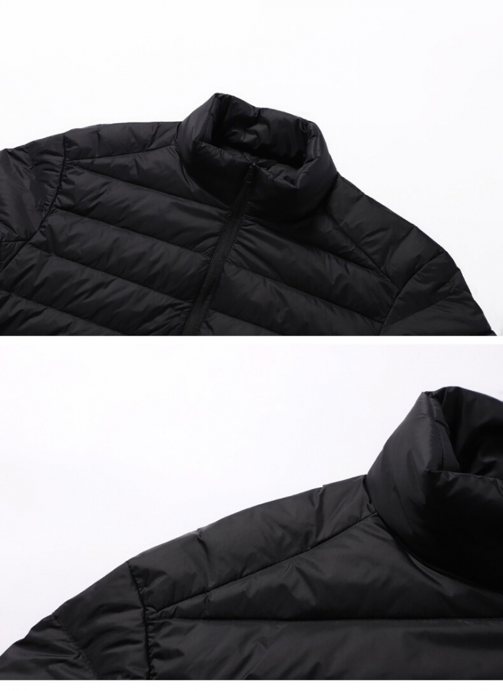 Чёрная утепленная дутая куртка Nike