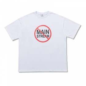 Удлиненная белая хлопковая футболка от VETEMENTS WEAR свободного кроя