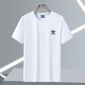 Adidas свободного кроя футболка белого цвета из хлопка