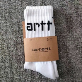 Универсальные белые длинные носки с вышитым лого Carhartt