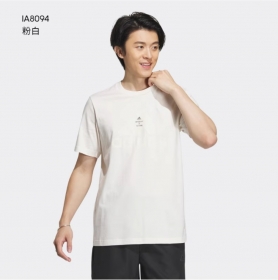 Adidas сводного кроя футболка белого цвета с принтом на груди