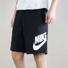 Nike чёрные шорты на эластичной резинке с необработанным низом