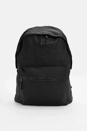 Рюкзак Stone Island чёрного цвета с линзой в наличии