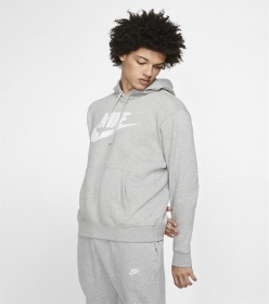 Серый худи Nike Swoosh с классическим лого на груди
