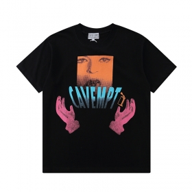 Модная черная футболка Cav empt с рисунком "лицо и руки"