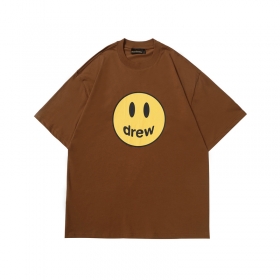 Повседневная коричневая футболка DREW HOUS свободного покроя