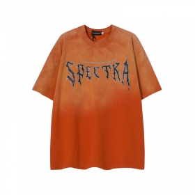 Оранжевая футболка Spectra Vision с фирменным логотипом на груди