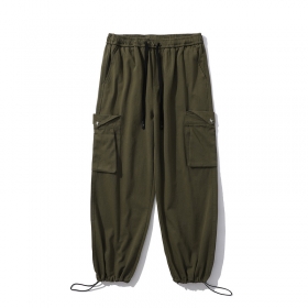 Цвета-хаки хлопковые с накладными карманами TXC Pants штаны