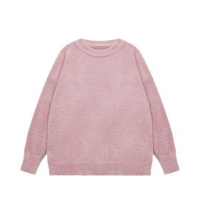 Запоминающийся розового цвета INFLATION свитер с округлой горловиной