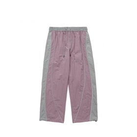 Розово-фиолетовые INFLATION штаны со светоотражающими полосками