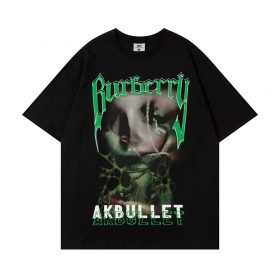 Универсальная черного цвета футболка от бренда Anbullet