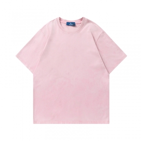 Прямого кроя футболка TIDE EKU в светло-розовом цвете