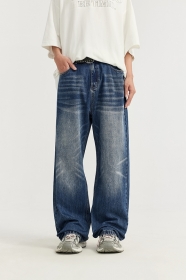INFLATION качественные синие джинсы с рваными краями