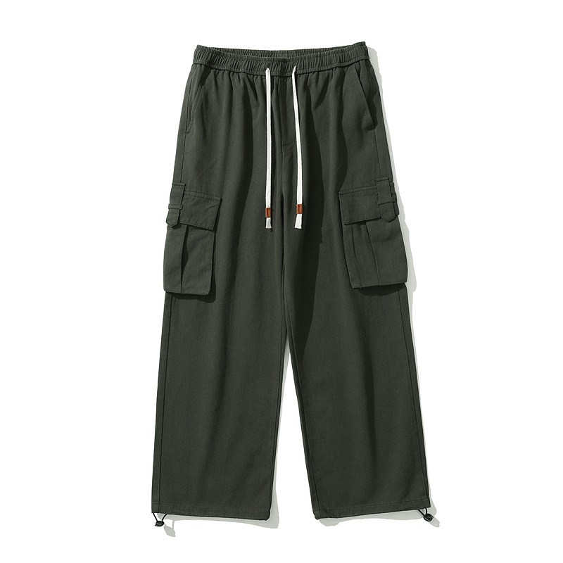 Джоггеры TXC Pants тёмно зелёного цвета с карманами по бокам