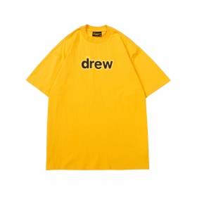 Базовая желтая футболка DREW HOUSE с брендовой надписью